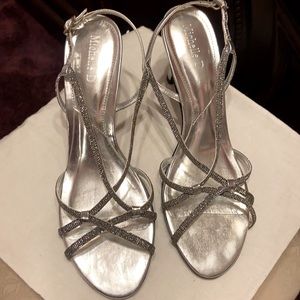Silver small heels